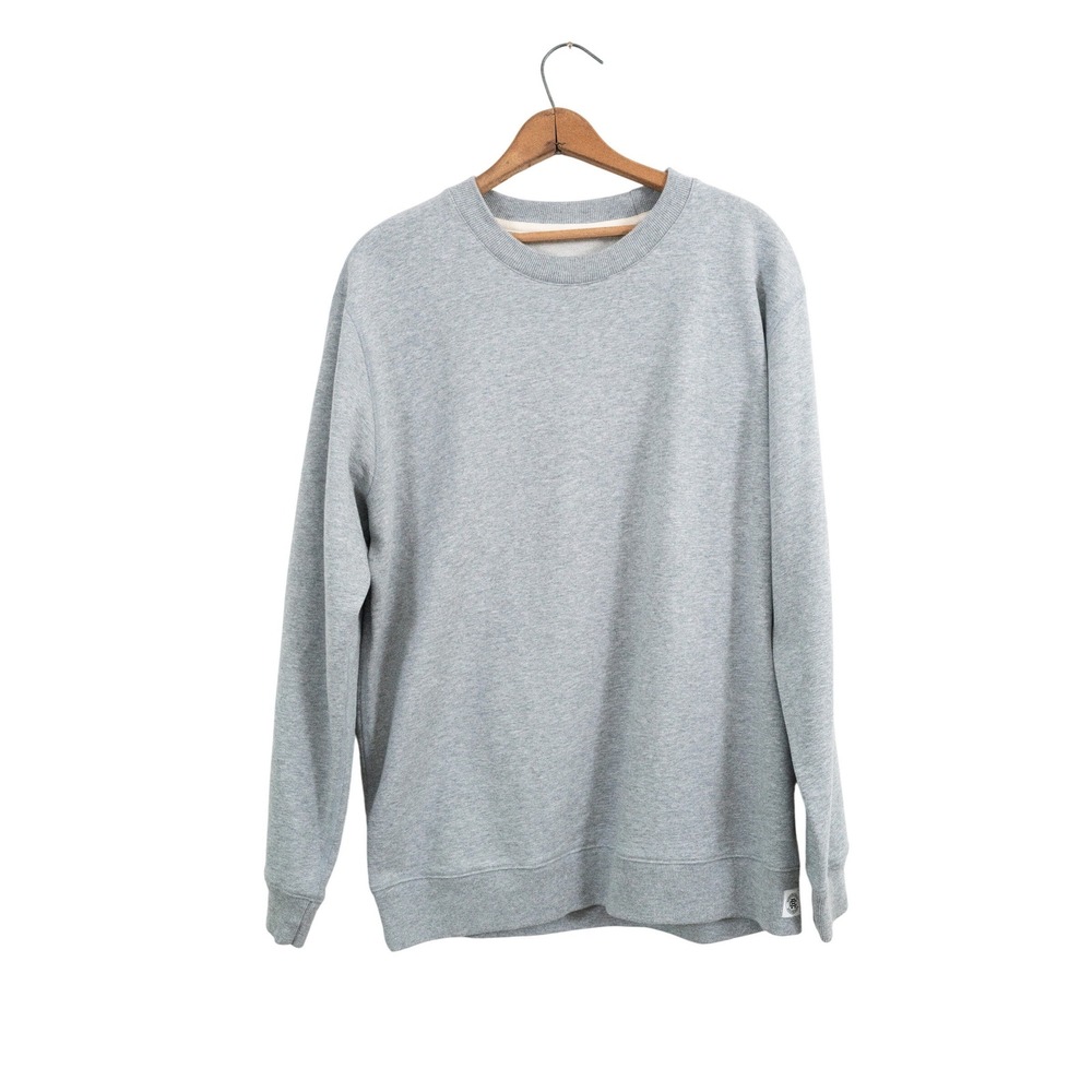Reigning‎ Champ Crewneck Sweatshirt Heather Grey Cotton Large